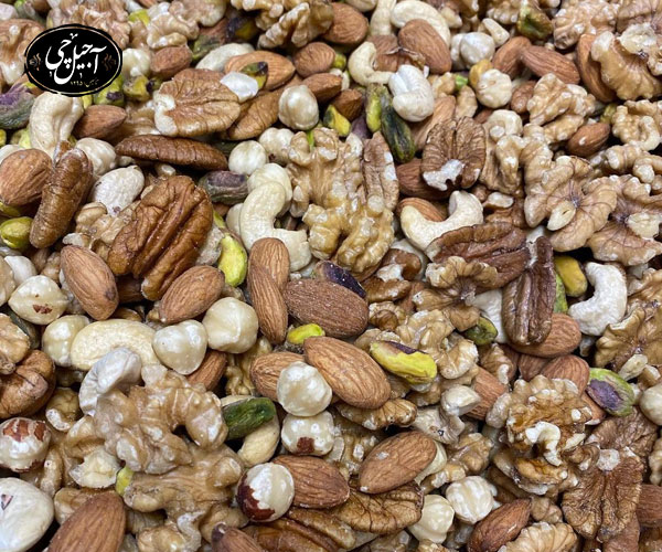 آجیل چند مغز خام از چه مغز های تشکیل شده است 