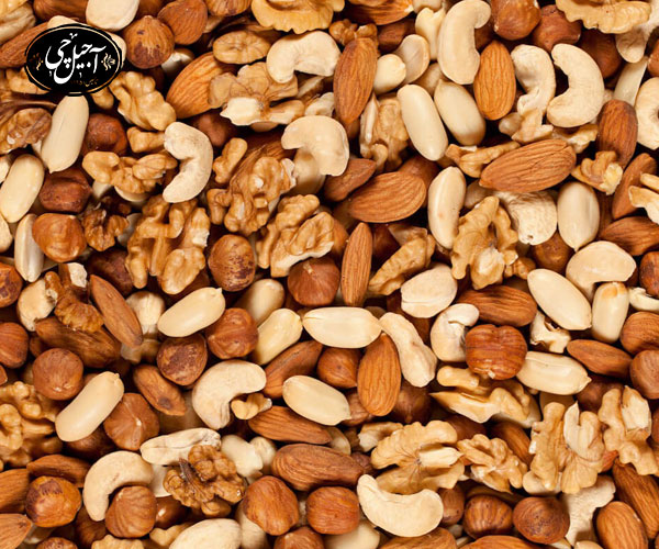 معرفی انواع مغز آجیل خام