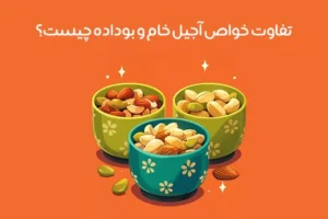آجیل خام یا بوداده: کدام سالم‌تر است؟ بررسی فواید + مضرات