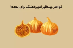 خواص انجیر خشک برای معده: 12 فایده شگفت انگیز + نحوه مصرف!
