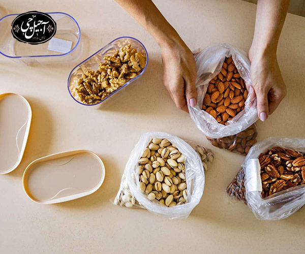 روش نگهداری خشکبار در فریزر