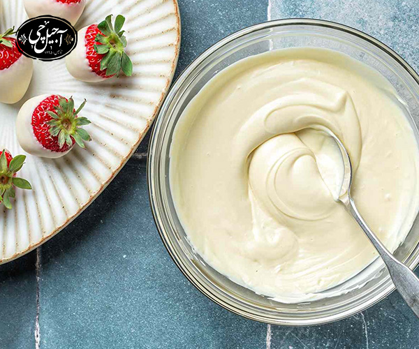 راه های آب کردن شکلات تخته ای سفید