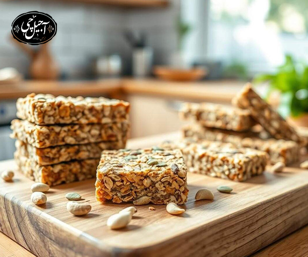 دستور تهیه پروتئین بار پرتقال و کشمش