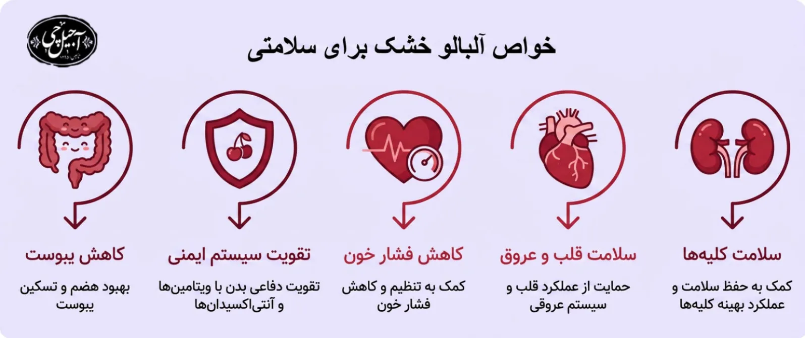 فواید آلبالو خشک برای سلامتی