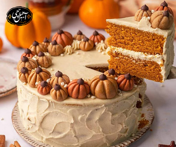 طرز تهیه کیک کدو حلوایی با گردو