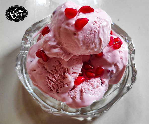 بستنی انار و هندوانه