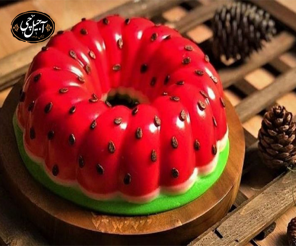 دسر شب یلدا با ژله هندوانه یک دسر جذاب و خوشمزه