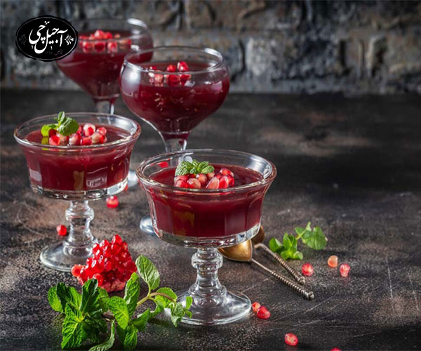 مسقطی انار یک دسر شب یلدا خوش‌رنگ و خوش‌طعم