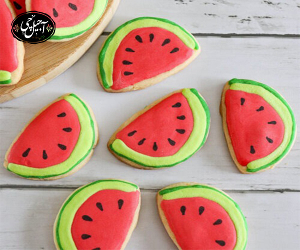 کوکی هندوانه یک دسر شب یلدا شیک و امروزی