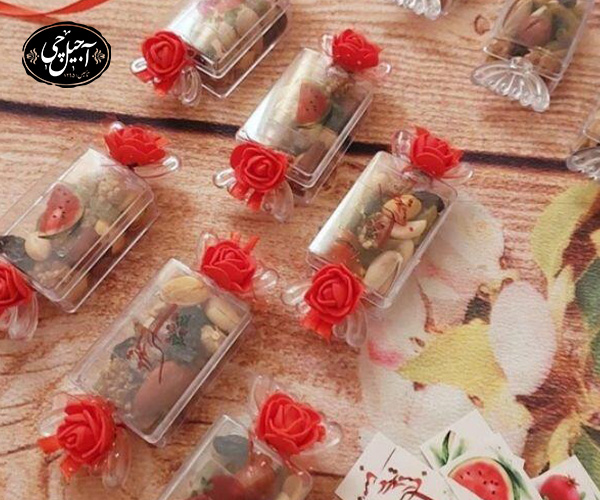 تزیین آجیل شب یلدا برای مدرسه