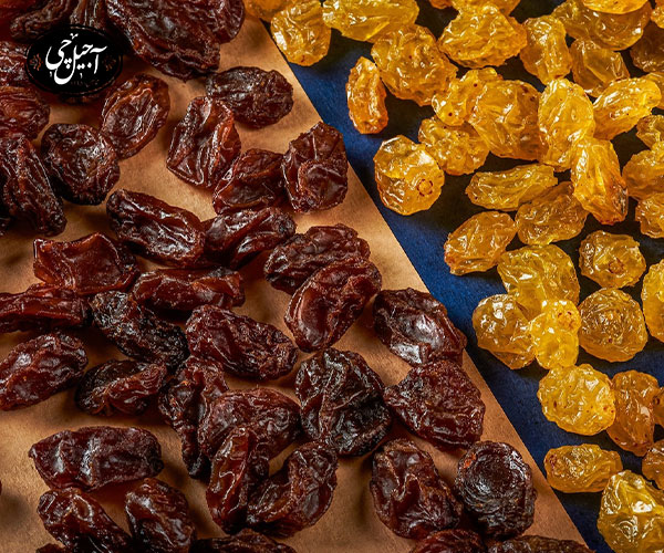 تفاوت مویز و کشمش