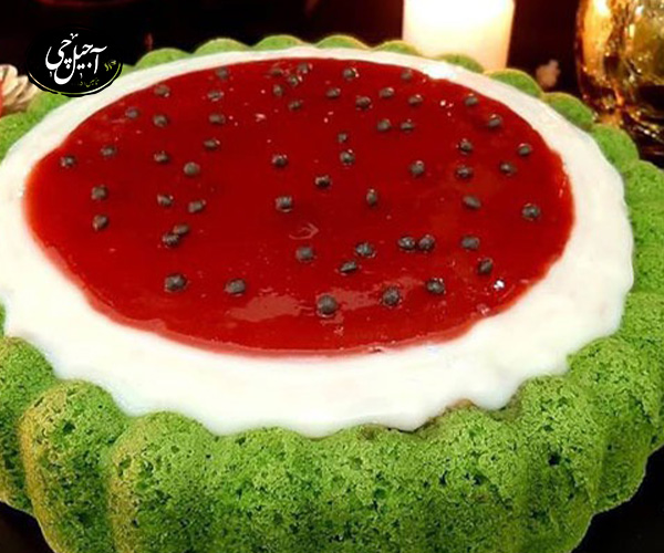 دستور تهیه کیک شب یلدا با روکش ژله