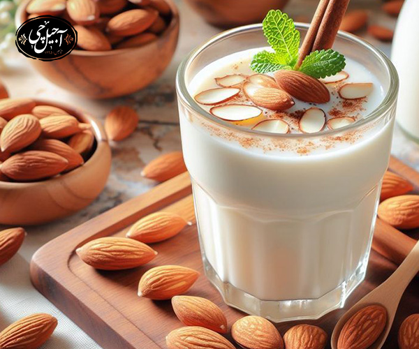 طرز تهیه شیر بادام برای سلامتی