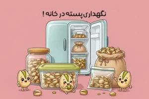 نگهداری پسته در خانه: بهترین روش‌ها برای حفظ تازگی پسته