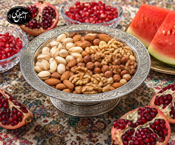 مغز های آجیل شب یلدا