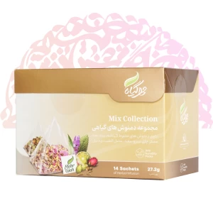 دمنوش هرمی متنوع 14عددی مهرگیاه