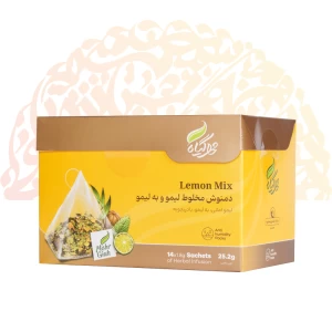 دمنوش هرمی لیمو 14عددی مهرگیاه