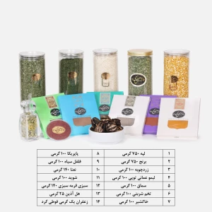 سبد آشپزخانه کامل آجیل چی