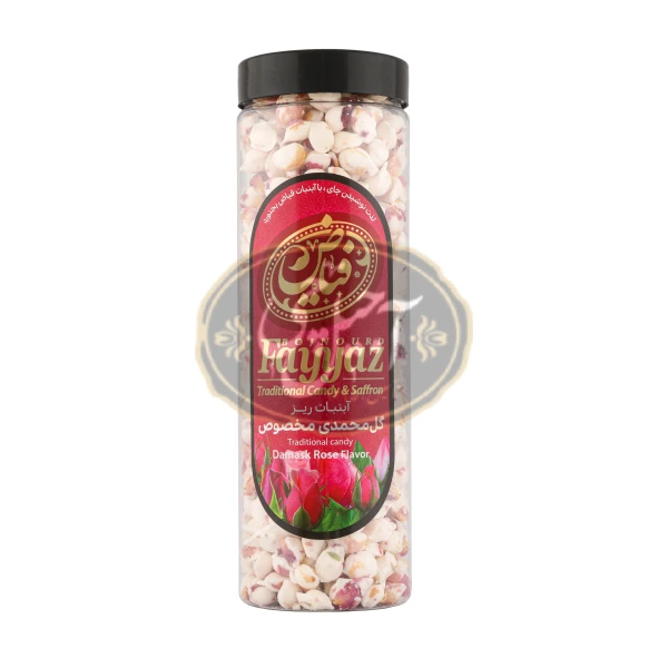 آبنبات گل محمدی قطره ای بسته 400 گرمی فیاض