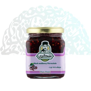 مارمالاد شاه توت 300 گرمی شکری