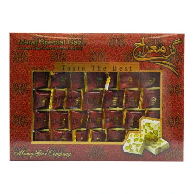 گز مخلوط 30% طرح ترمه 400گرمی معراج