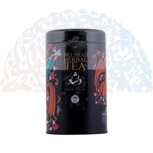 دمنوش دلشاد استوانه 100 گرمی ساعدی نیا