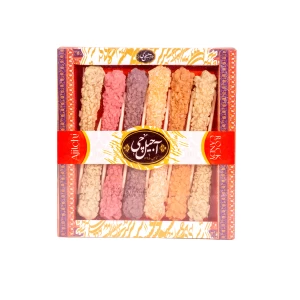 نبات نی دار بسته  12عددی طعم دار آجیل چی