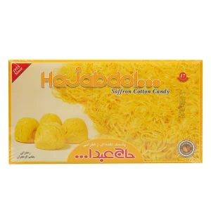 پشمک لقمه زعفرانی350گرم حاج عبدالله