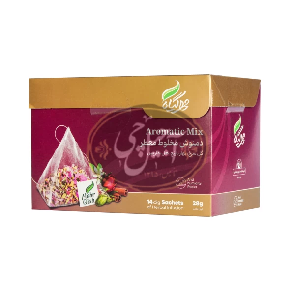 دمنوش هرمی معطر 14عددی مهرگیاه