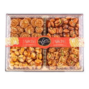 سوهان عسلی 4مغز مستطیل آجیل چی