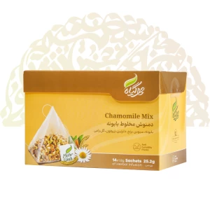 دمنوش هرمی بابونه 14عددی مهر گیاه