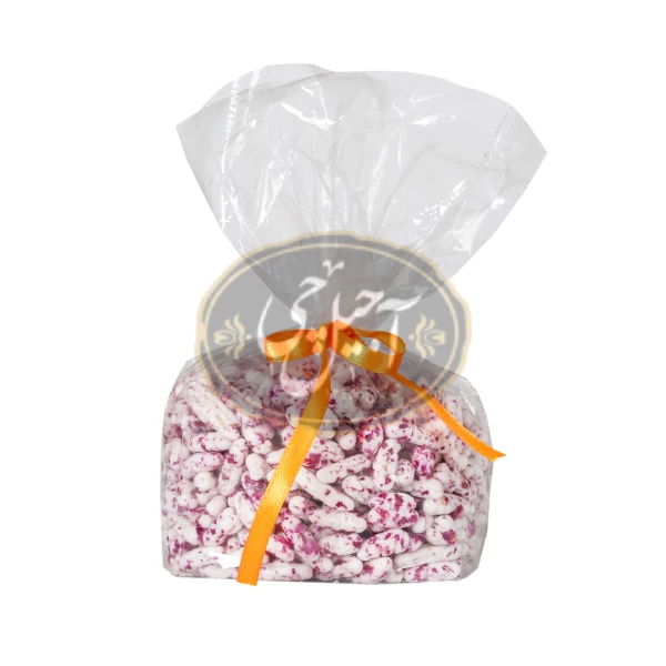 نقل ابریشمی گل محمدی بسته 400 گرمی آجیل چی