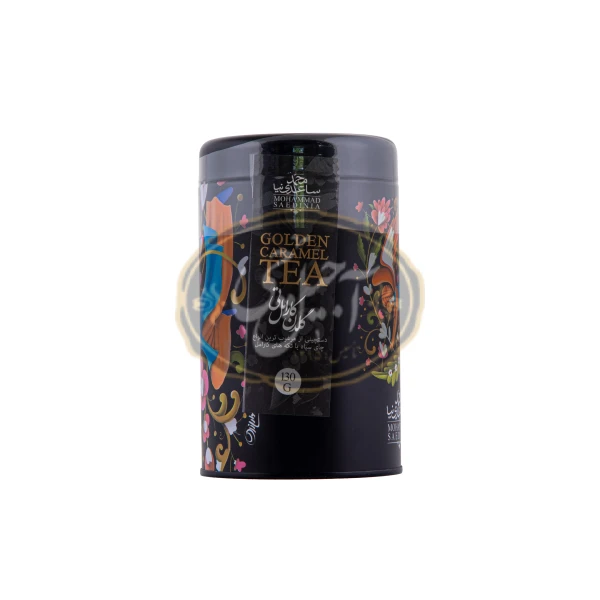 چای کارامل استوانه 130 گرمی ساعدی نیا